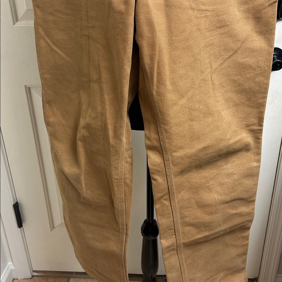 Carhartt 100% Cotton Size 33” x 32” Loose Original Fit, Camel color, pants, EUC - Picture 3 of 12